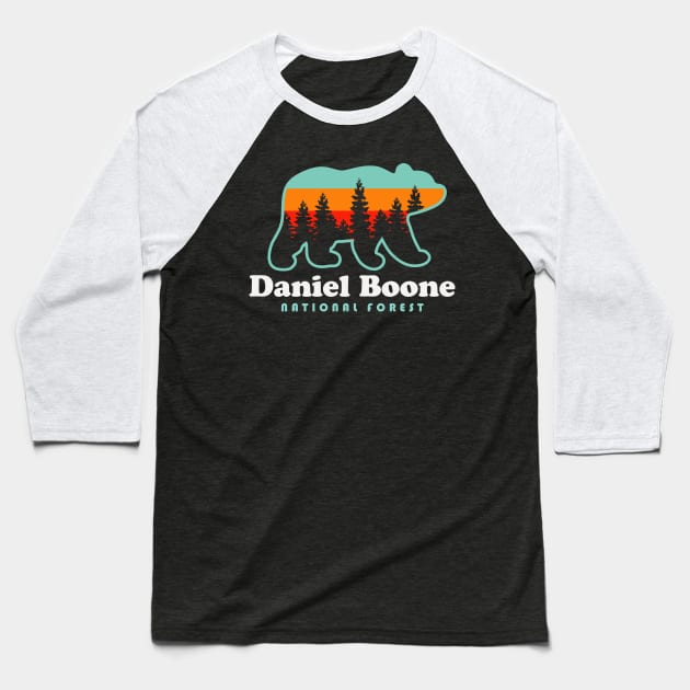 Daniel Boone National Forest Red River Gorge Natural Bridge Kentucky Baseball T-Shirt by PodDesignShop